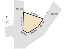 【東京都/世田谷区赤堤】世田谷区赤堤1丁目土地 区画図