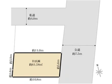 【東京都/品川区戸越】品川区戸越6丁目土地（建築条件付） 区画図