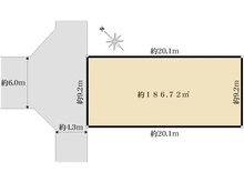 【東京都/品川区大崎】品川区大崎5丁目　売地 区画図