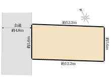 【東京都/品川区豊町】品川区豊町3丁目　売地 区画図