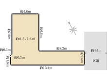 【東京都/品川区戸越】品川区　戸越3丁目　売地 区画図