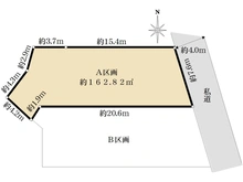 【東京都/大田区山王】大田区山王1丁目　売地　A区画 区画図