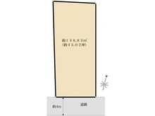 【東京都/港区西麻布】港区西麻布1丁目　売地 区画図