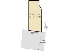 【東京都/台東区竜泉】台東区竜泉3丁目　売地 区画図