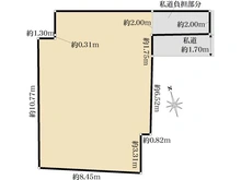 【千葉県/千葉市花見川区幕張町】千葉市花見川区幕張町5丁目 土地 区画図