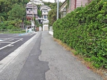 【神奈川県/鎌倉市七里ガ浜】鎌倉市七里ガ浜一丁目売地 前面道路