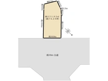 【東京都/日野市高幡】日野市高幡売地 区画図