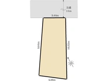【東京都/中央区新川】中央区新川2丁目　土地 区画図