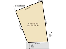 【埼玉県/富士見市大字水子】富士見市水子　売地 区画図