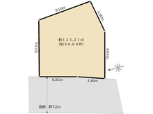 【東京都/世田谷区用賀】世田谷区用賀三丁目土地 区画図