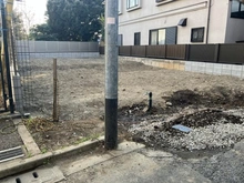 【東京都/北区中里】【建築条件付き土地】駒込PROJECT2（A区画) 現地：※全2区画・敷地手前側