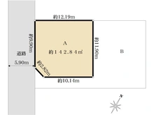 【埼玉県/さいたま市北区吉野町】さいたま市北区吉野町2丁目　土地A区画 区画図