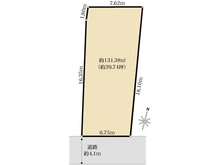 【東京都/杉並区阿佐谷北】阿佐谷北3丁目　建築条件付土地 区画図