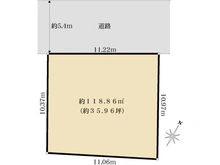 【東京都/杉並区下井草】下井草2丁目土地 区画図