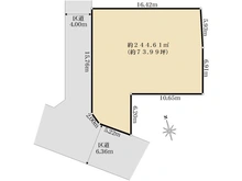 【東京都/杉並区宮前】杉並区宮前4丁目土地 区画図