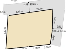 【東京都/世田谷区砧】世田谷区砧一丁目売地 区画図