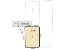 【東京都/世田谷区砧】世田谷区砧5丁目売地　4号地 区画図