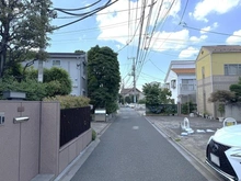 【東京都/世田谷区成城】世田谷区成城4丁目 売地 前面道路