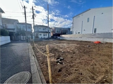 【東京都/世田谷区桜上水】世田谷区桜上水2丁目 建築条件付き売地 B区画 現地：B区画（写真左側）／全2区画