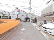 【東京都/世田谷区祖師谷】世田谷区祖師谷4丁目　建築条件付き売地　B区画 前面道路