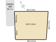【東京都/狛江市岩戸南】狛江市岩戸南3丁目土地 区画図