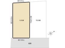 【東京都/世田谷区砧】世田谷区砧1丁目 売地 A区画 区画図