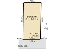 【東京都/世田谷区砧】砧三丁目　売地 区画図