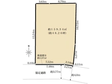 【東京都/世田谷区砧】世田谷区砧3丁目　売地 区画図