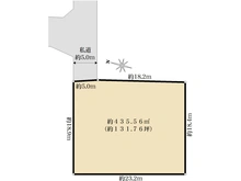 【東京都/世田谷区成城】世田谷区成城4丁目　売地 区画図