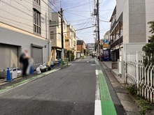 【東京都/目黒区東山】目黒区東山1丁目売地 前面道路