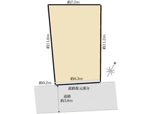 【東京都/品川区大崎】品川区大崎四丁目土地 区画図
