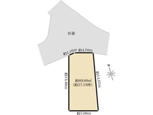 【東京都/目黒区目黒】目黒3丁目土地 区画図