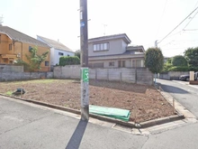 【東京都/杉並区下高井戸】杉並区下高井戸3丁目　1号地 現地：全2区画　1号地は右手