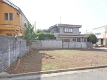 【東京都/杉並区下高井戸】杉並区下高井戸3丁目　2号地 現地：全2区画　2号地は左手