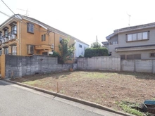 【東京都/杉並区下高井戸】杉並区下高井戸3丁目　2号地 現地：全2区画　2号地は左手