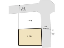 【東京都/杉並区下高井戸】杉並区下高井戸3丁目　2号地 区画図