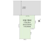 【東京都/中央区月島】中央区月島3丁目　売地 区画図