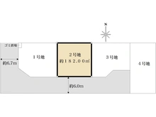 【千葉県/船橋市夏見】夏見5丁目売地　2号地 区画図