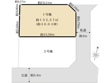 【東京都/杉並区善福寺】杉並区善福寺4丁目売地1号地 区画図