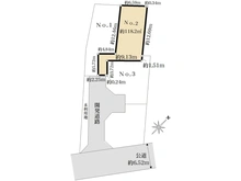 【神奈川県/横浜市瀬谷区二ツ橋町】横浜市瀬谷区二ツ橋町売地 2号地 区画図