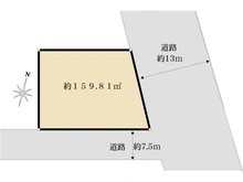 【神奈川県/横浜市青葉区市ケ尾町】横浜市青葉区市ケ尾町 売地 区画図