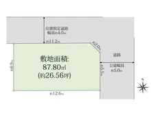 【東京都/文京区湯島】湯島4丁目　売地 区画図