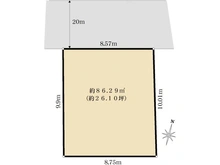 【東京都/板橋区大山西町】板橋区大山西町　土地 区画図
