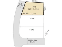 【埼玉県/さいたま市緑区大字大牧】さいたま市緑区大牧1期　1号地 区画図