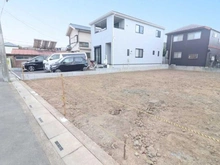 【埼玉県/三郷市高州】三郷市高洲3丁目　土地　1号地 現地：全3区画／対象地手前側