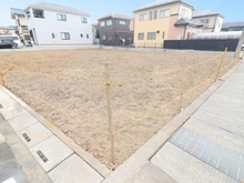 【埼玉県/三郷市高州】三郷市高洲3丁目　土地　3号地 現地：全3区画／対象地手前側