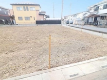 【埼玉県/三郷市高州】三郷市高洲3丁目　土地　3号地 現地：全3区画／対象地手前側