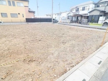 【埼玉県/三郷市高州】三郷市高洲3丁目　土地　3号地 現地：全3区画／対象地手前側