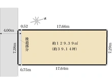 【東京都/新宿区高田馬場】高田馬場3丁目売地 区画図