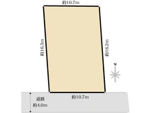 【東京都/武蔵野市境南町】東京都武蔵野市境南町5丁目売地 区画図